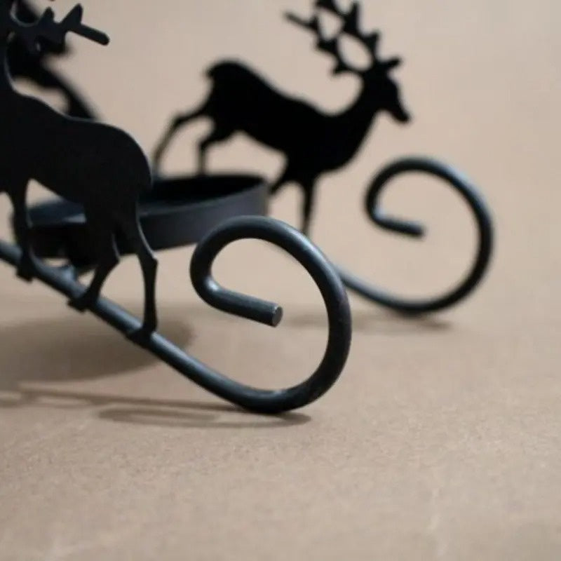 Decorative Sleigh Style Candle Holder