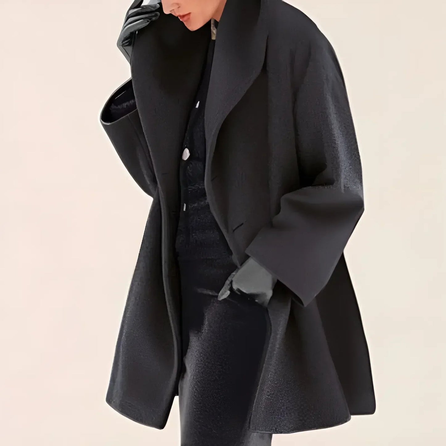 Women's winter coat featuring a relaxed fit and elegant silhouette, crafted from a durable polyester blend, designed as a longline jacket for warmth and style during cold 8
