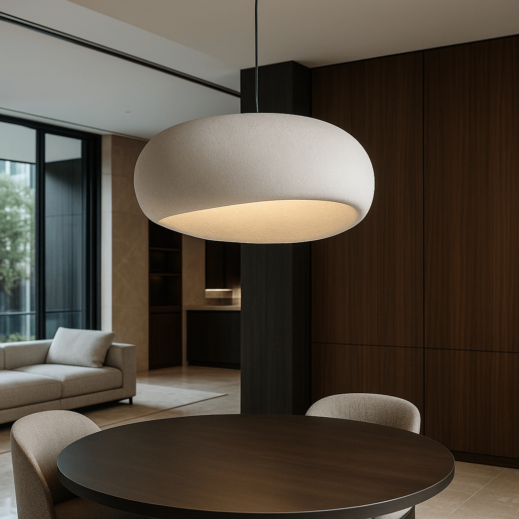 Bordeaux Table Lamp featuring a textured surface, showcasing an elegant modern design perfect for enhancing bedroom or living room decor. 11