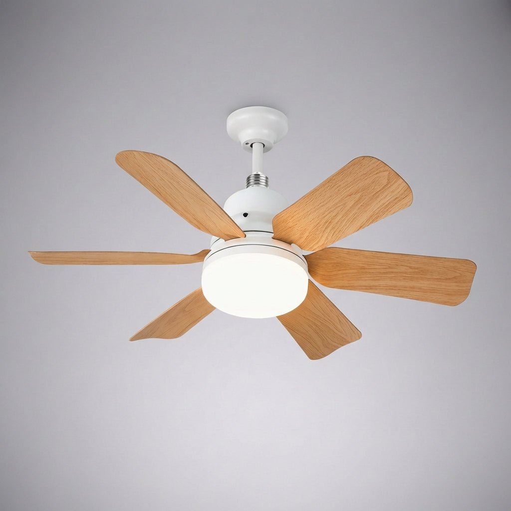 Ceiling lamp featuring a modern design with dimmable LED lights, remote control functionality, and a whisper-quiet fan, providing 4500 lum 5