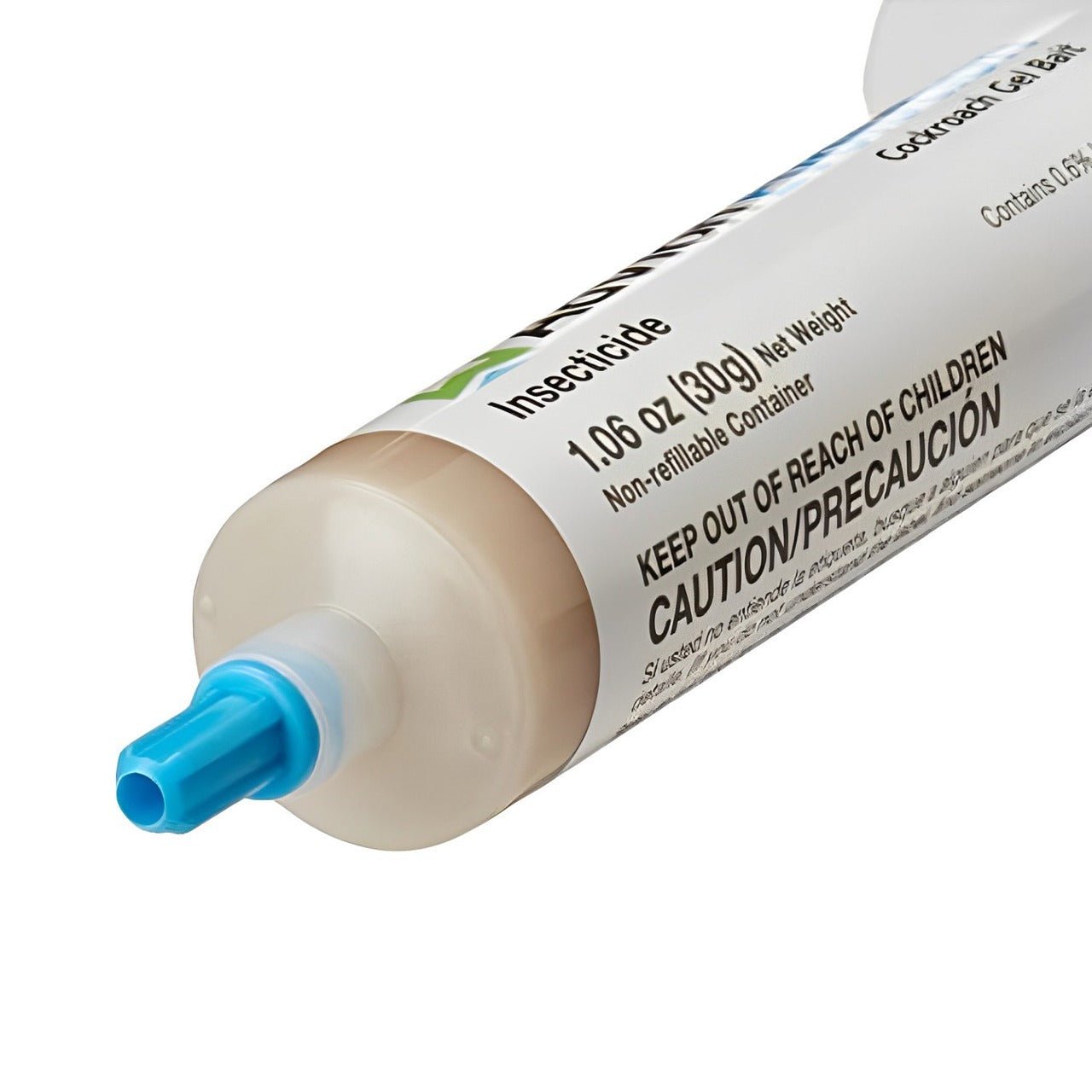 Cockroach Gel Baits in a tube featuring a precise applicator, designed for effective indoor and outdoor pest control, providing a fast-acting solution to 2