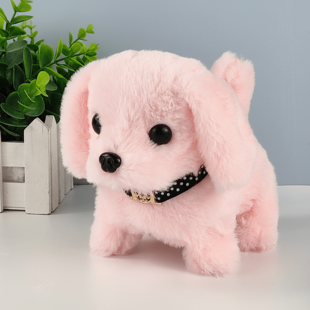 Interactive Plush Puppy Toy with Realistic Sound and Movement – Soft Cozy Companion for Kids 6