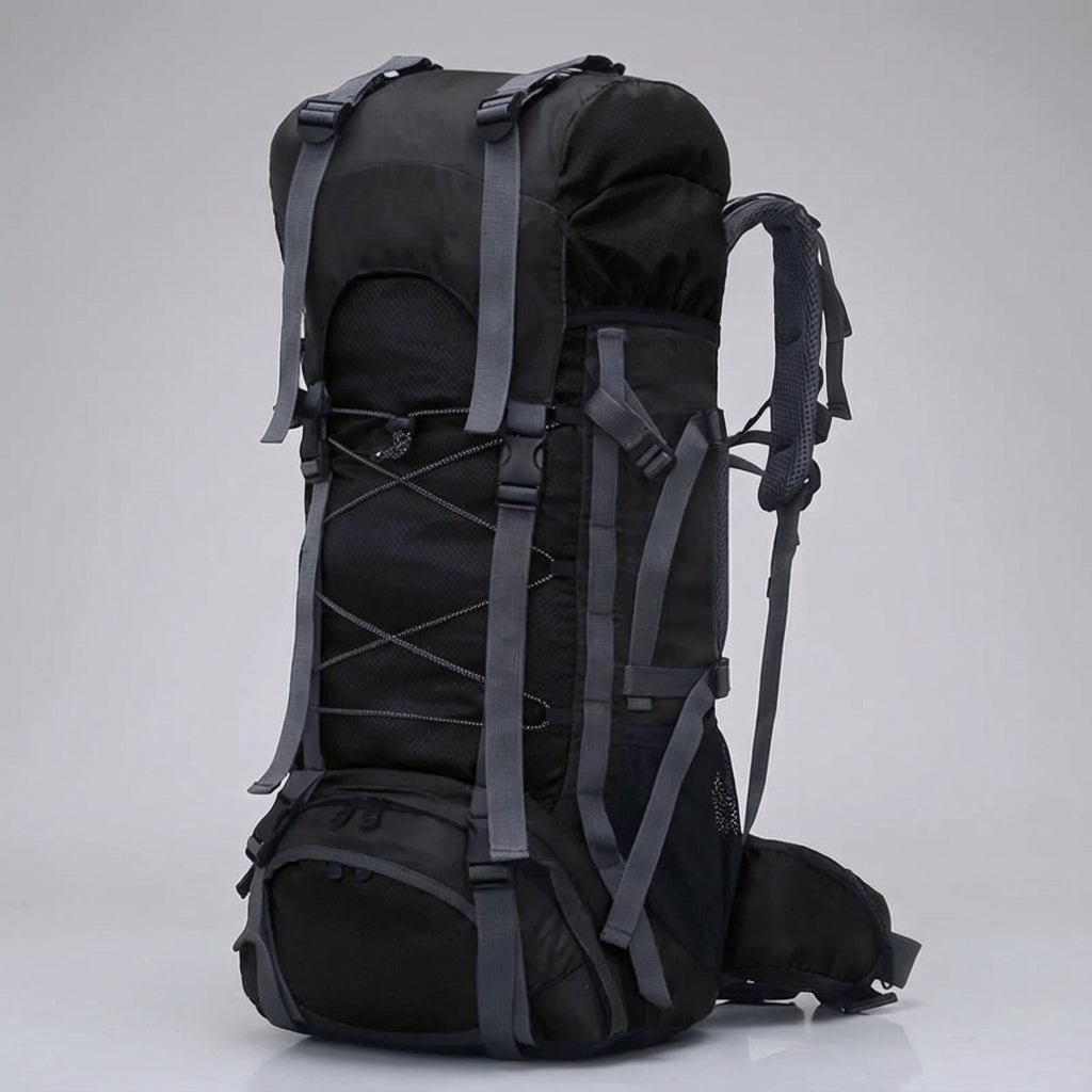 Large Travel Backpack with Water-Repellent Exterior and Secure Storage – 60L Capacity 12