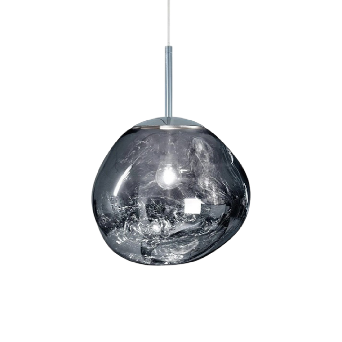 Modern Melt Pendant Lamp featuring an adjustable height design, crafted from sleek acrylic and metal, perfect for enhancing contemporary kitchen decor. 5