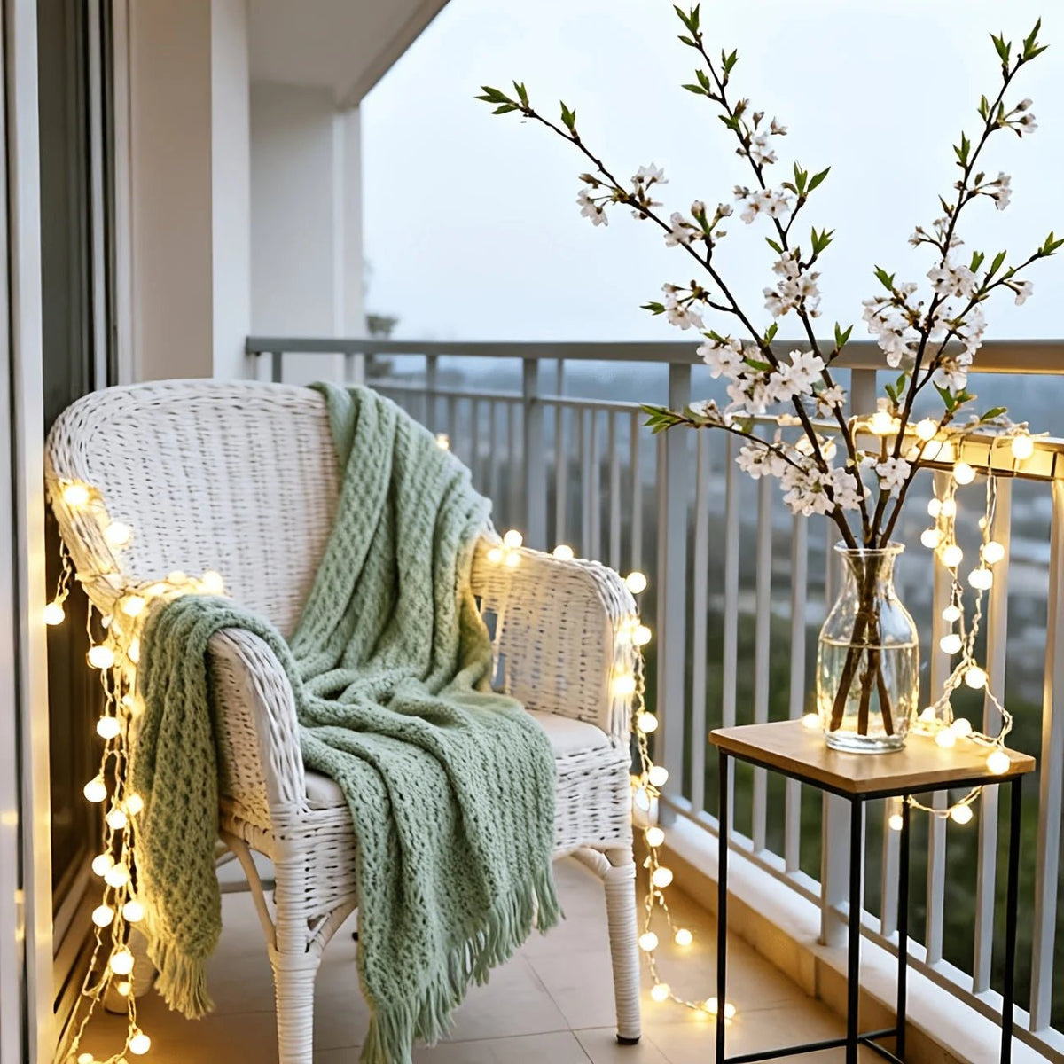 Mini globe fairy lights battery operated with warm white LED, decorative string lights available in 150cm and 300cm lengths, perfect for home decor and 3