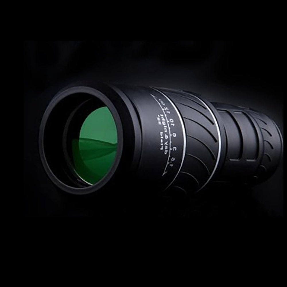 Night vision monocular in black with high zoom capability, featuring a 50mm lens and BAK4 prism for superior outdoor viewing. Ideal for wildlife 1