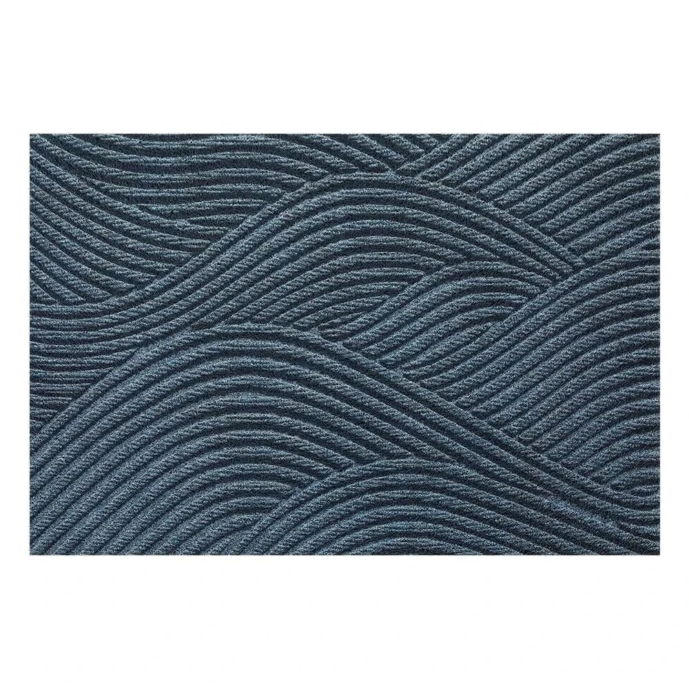 Non-slip door mat designed for indoor and outdoor use, made from eco-friendly polypropylene featuring a modern design. 6