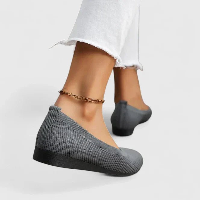 Orthopedic slip-on women's shoes featuring a cushioned footbed for lightweight comfort, perfect for daily wear and supportive footwear. 8