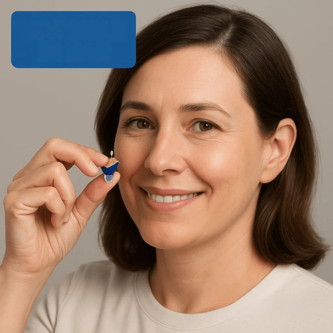 Rechargeable Hearing Aids with Clear Sound and Long Battery Life – In-Ear Design for Comfort and Discretion