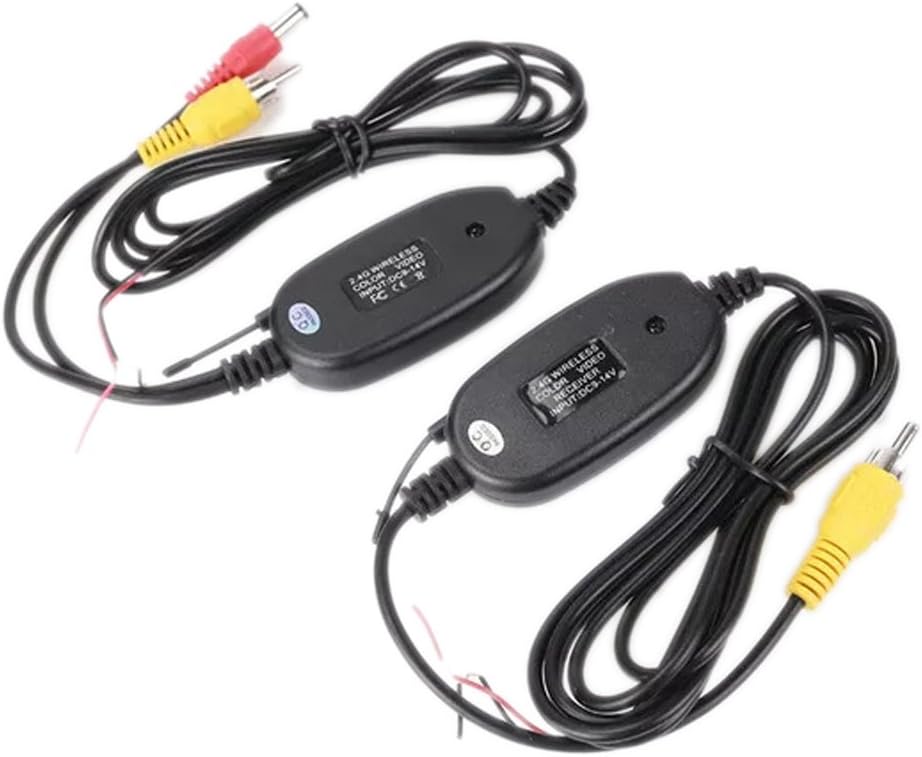 Wireless reversing camera featuring night vision capabilities and a 4.3-inch LCD monitor, designed for easy installation and enhanced safety while reversing, with a waterproof 7