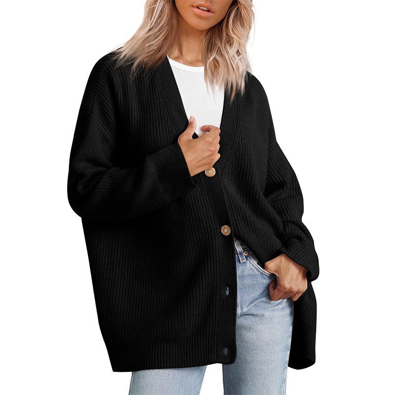 Women's oversized cashmere cardigan featuring an open front design, perfect for luxurious layering in any season. 9
