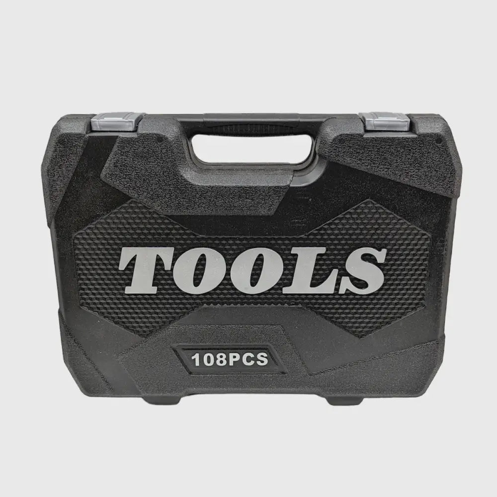 108-Piece Socket Tool Set with Chrome-Vanadium Steel – Comprehensive Deep Socket Wrench Kit with Ratchets and Extensions 3