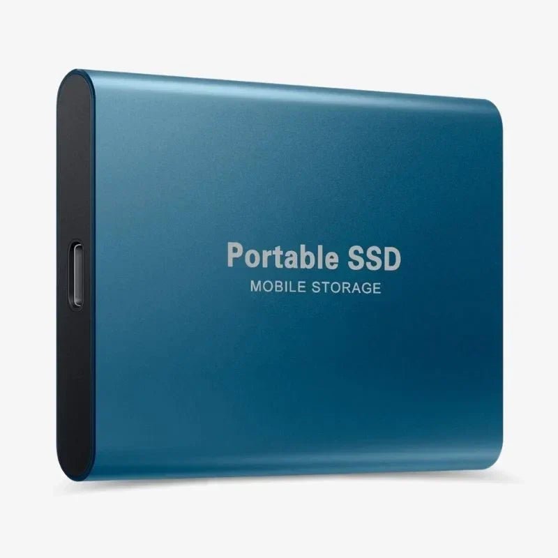 128GB External SSD with USB 3.1 for fast data transfer, featuring a portable plug-and-play design, ideal for storing and transferring files quickly 0
