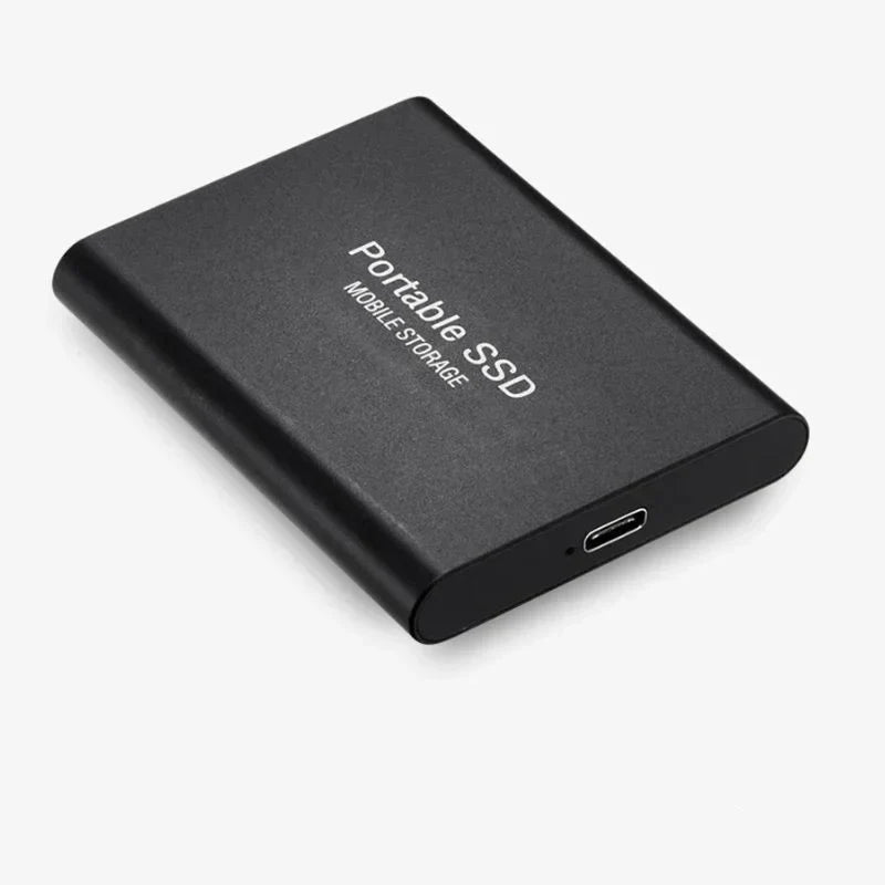 128GB External SSD with USB 3.1 for fast data transfer, featuring a portable plug-and-play design, ideal for storing and transferring files quickly 3