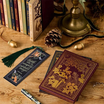 24-Day Stationery Advent Calendar featuring a charming woodland design in berry hues, crafted with eco-friendly packaging and includes reusable boxes for sustainable gifting. 2