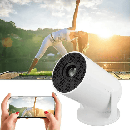 4K Mini Portable Projector with WiFi and Bluetooth – Compact Home Theater for Movies and Gaming 1