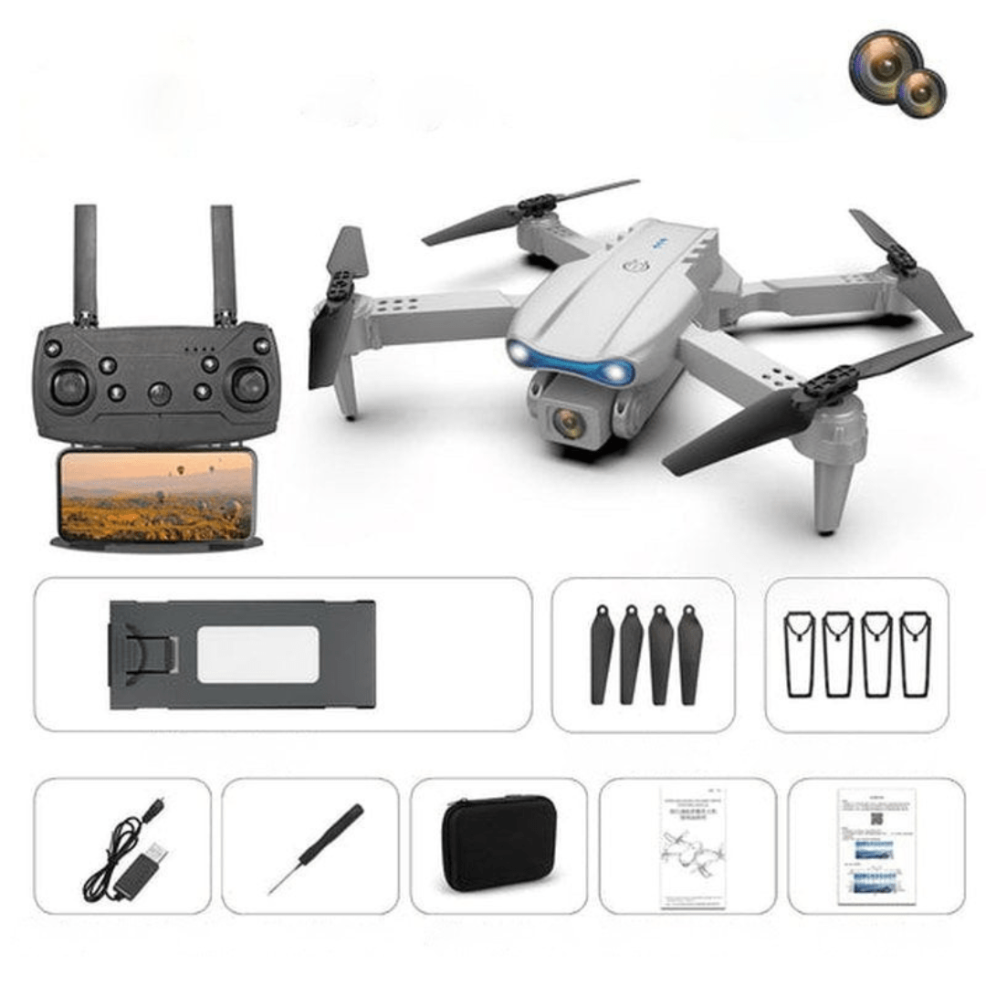 4K UHD Camera Drone with Extended Flight Time and Autonomous Mode – Stable Aerial Photography Drone