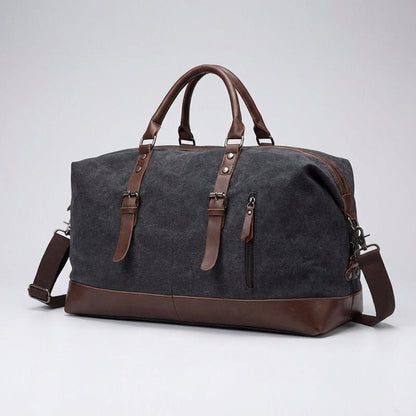 50 Liter Travel Bag with Water-Repellent Exterior and Adjustable Strap – Black Cut-Resistant Design 2
