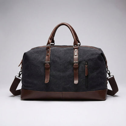 50 Liter Travel Bag with Water-Repellent Exterior and Adjustable Strap – Black Cut-Resistant Design 0