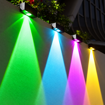 Solar Garden Light with Color Changing Modes and Automatic Dusk-to-Dawn Sensor – Weatherproof Outdoor Lighting