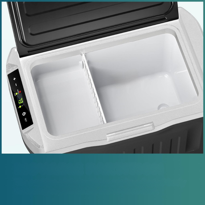 Portable Mini Fridge with Fast Cooling Technology and Dual Power Options – 22QT Car Freezer for Travel and Camping