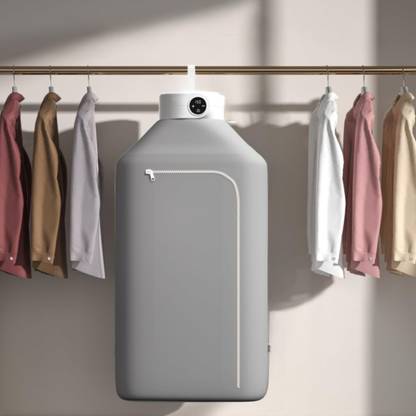 Portable Mini Tumble Dryer with Adjustable Timer and Foldable Bag for Small Spaces – Energy Efficient Design