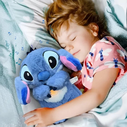 Calming plush toy with gentle glow, soft interactive stuffed animal for kids, 30cm cuddly comfort, perfect for soothing bedtime routines. 1