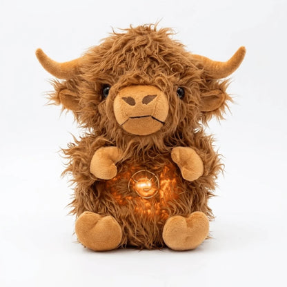 Calming plush toy with gentle glow, soft interactive stuffed animal for kids, 30cm cuddly comfort, perfect for soothing bedtime routines. 5