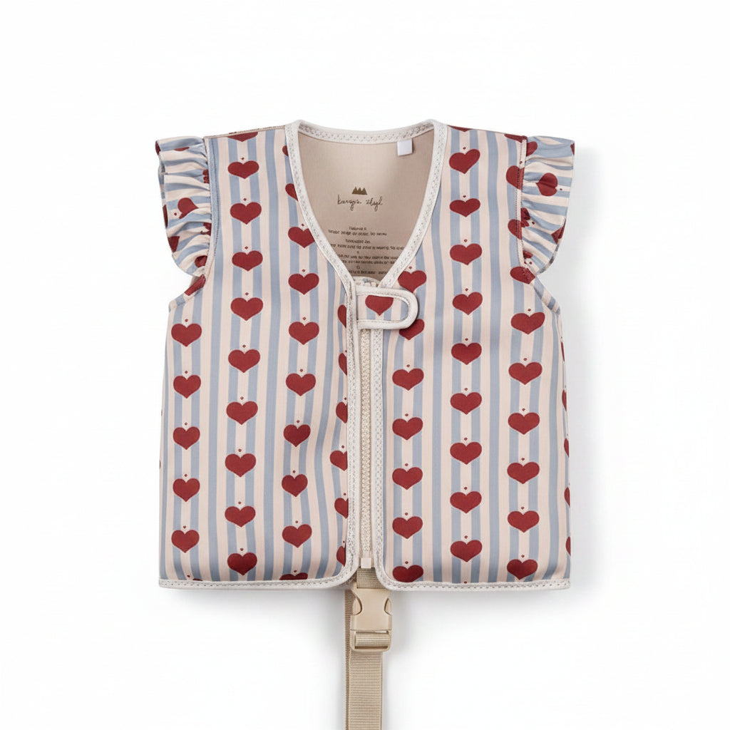Children's Swim Vest with Adjustable Strap and Secure Closure, made of Neoprene and Polyester, designed for ages 2-5, providing safe float 2