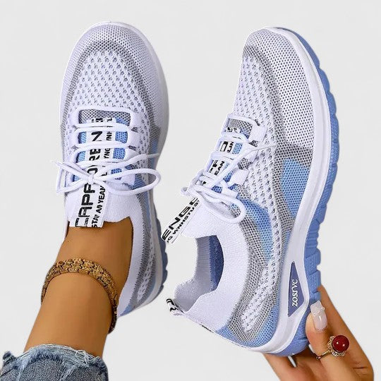 Comfort Support Sneakers featuring a shock-absorbing sole, designed for lightweight breathability and all-day comfort, perfect for active lifestyles. 0