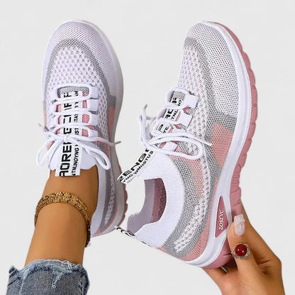 Comfort Support Sneakers featuring a shock-absorbing sole, designed for lightweight breathability and all-day comfort, perfect for active lifestyles. 5
