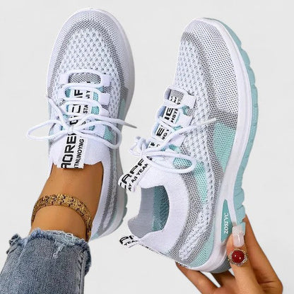Comfort Support Sneakers featuring a shock-absorbing sole, designed for lightweight breathability and all-day comfort, perfect for active lifestyles. 8