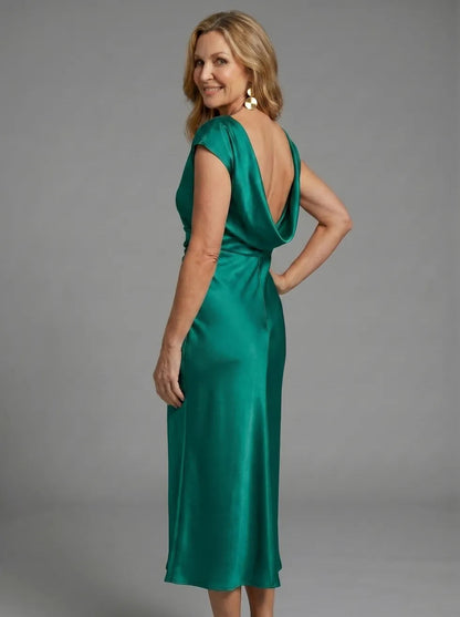 Elegant strapless formal dress featuring a ruched bodice and a floor-length silhouette, made from soft breathable fabric, perfect for special occasions and events. 7