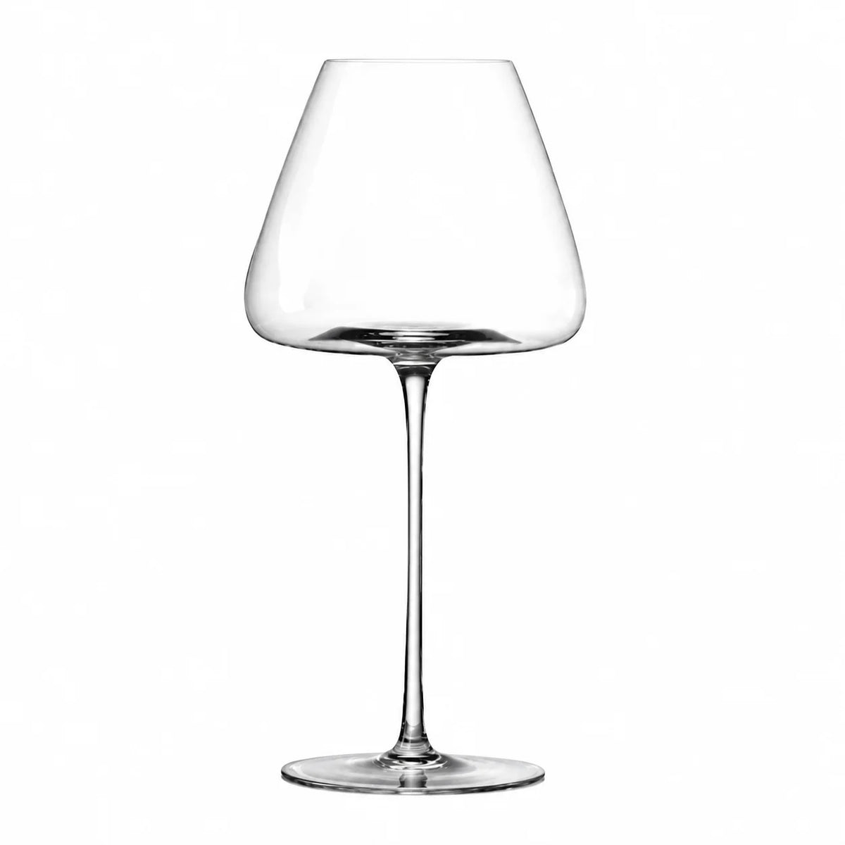 Handmade lead-free crystal wine glasses set featuring elegant clear stemware, perfect for serving red, white, and champagne. 11