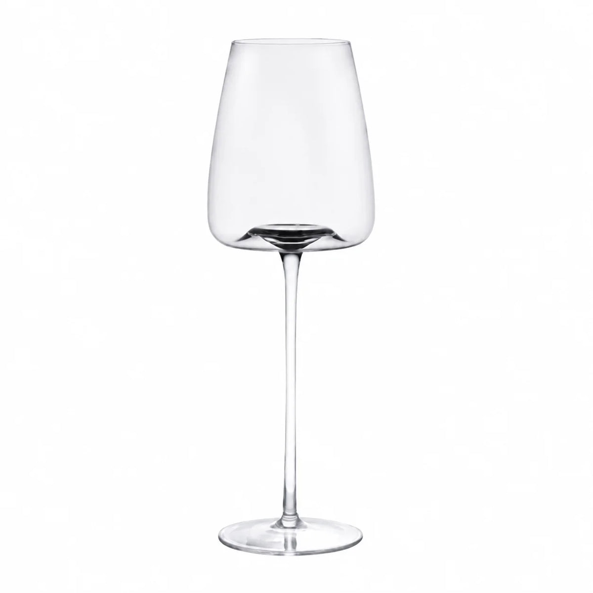 Handmade lead-free crystal wine glasses set featuring elegant clear stemware, perfect for serving red, white, and champagne. 9