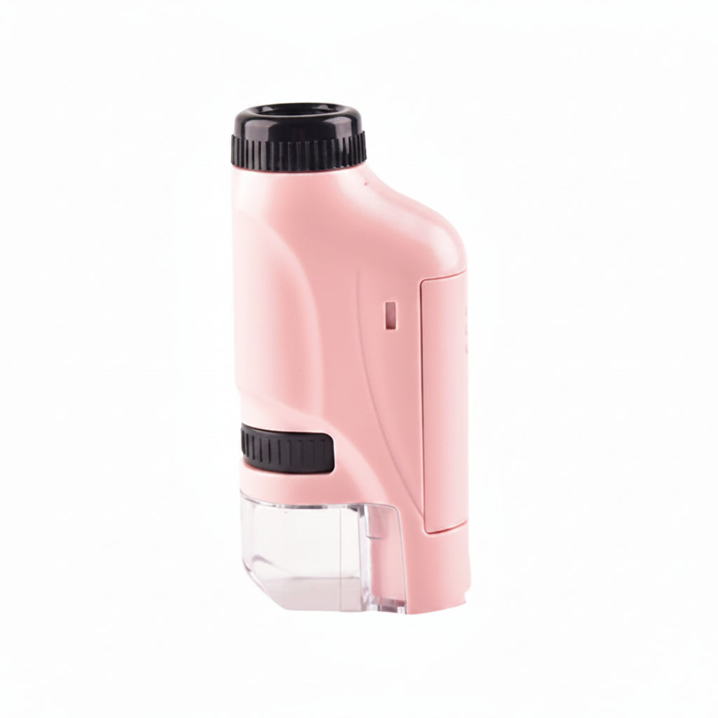 Kids Pocket Microscope for hands-on science exploration, featuring a compact design for portable educational use, ideal for young scientists to observe and study specimens. 2