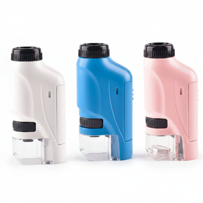 Kids Pocket Microscope for hands-on science exploration, featuring a compact design for portable educational use, ideal for young scientists to observe and study specimens. 5