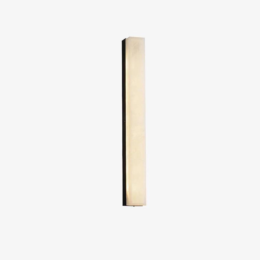 Modern linear wall light featuring integrated LED technology and an elegant alabaster design, suitable for versatile mounting and equipped with dimmable options for customizable ambiance. 5