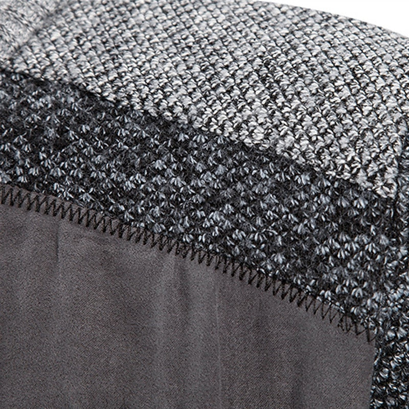 Men's cardigan with zipper closure, crafted from warm wool-like fabric, ideal for modern layering in cool weather. 5