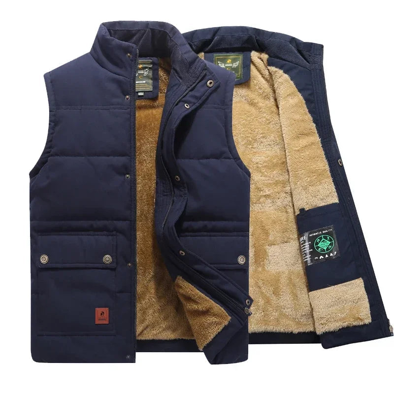Men's gilet bodywarmer featuring lightweight insulation, perfect for versatile layering in both casual and smart outfits, showcasing a modern design and comfortable fit. 1