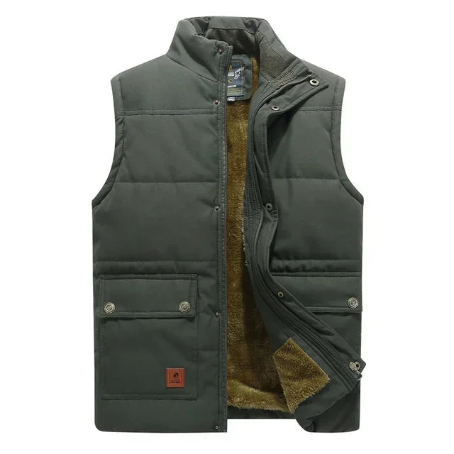 Men's gilet bodywarmer featuring lightweight insulation, perfect for versatile layering in both casual and smart outfits, showcasing a modern design and comfortable fit. 3