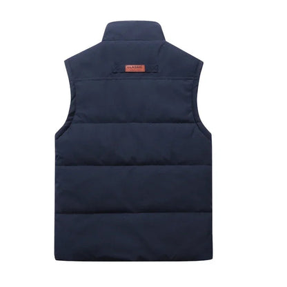 Men's gilet bodywarmer featuring lightweight insulation, perfect for versatile layering in both casual and smart outfits, showcasing a modern design and comfortable fit. 5