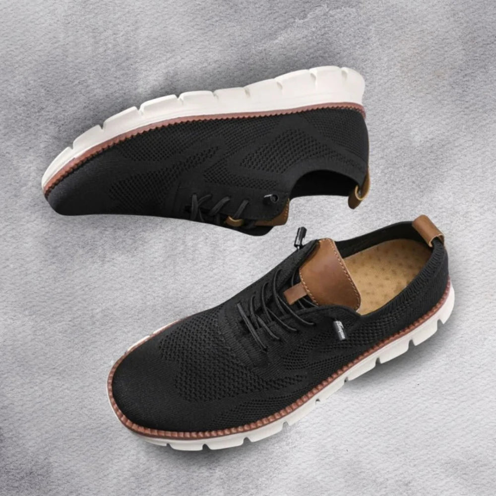 Men's orthopedic walking shoes featuring arch support and an anti-slip design, ideal for all-day comfort while standing. 3