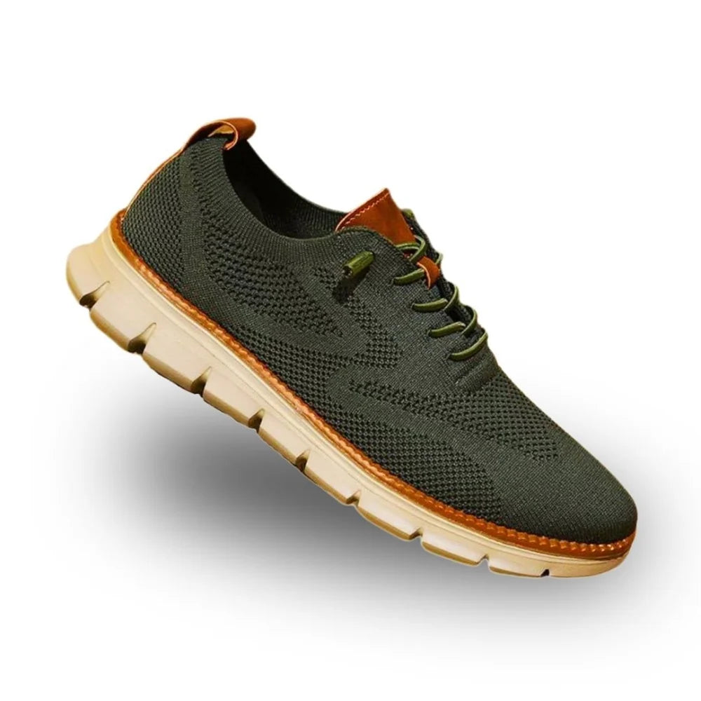 Men's orthopedic walking shoes featuring arch support and an anti-slip design, ideal for all-day comfort while standing. 4