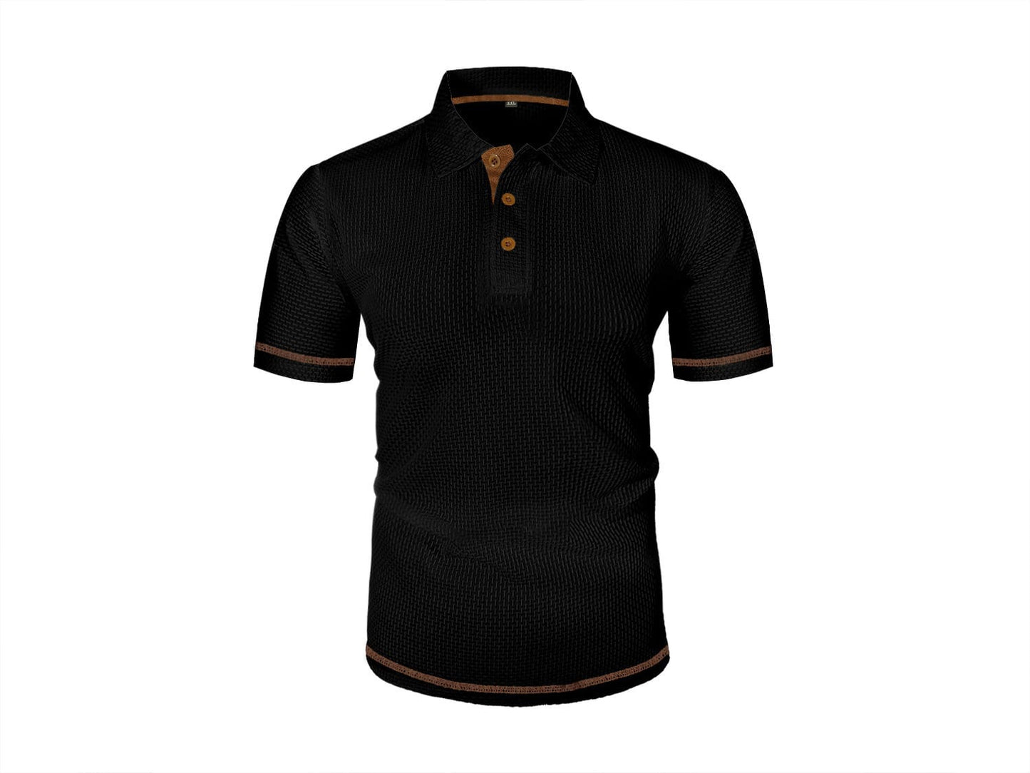 Men's Polo Shirt with Breathable Fabric and Knitted Texture – Modern Slim Fit Casual Top 8