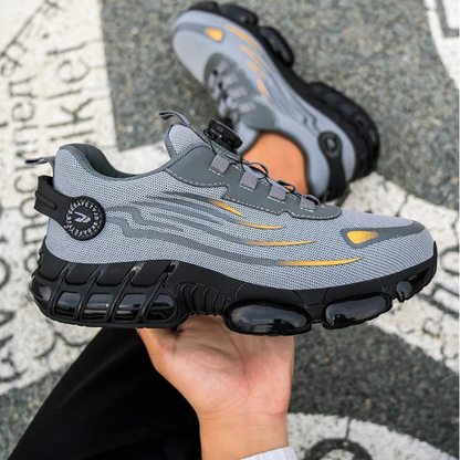 Men's safety work shoes featuring a non-slip grip and quick twist lock design, offering durability, slip resistance, comfort, and stability for all-day wear 5