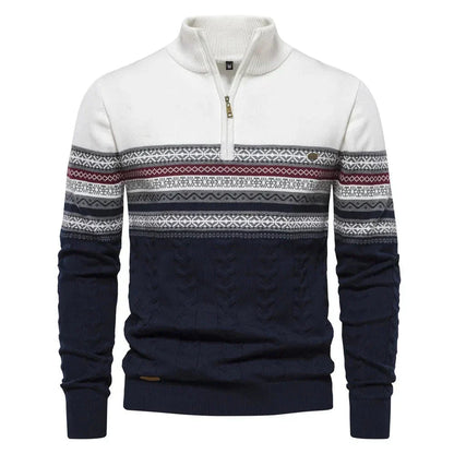 Men's sweater made from soft-knit fabric featuring a classic versatile design, perfect for everyday wear, providing warmth and comfort. 0