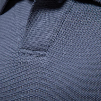 Men's sweater made from soft knit fabric, featuring a modern classic design in an elegant neutral color, ideal for versatile styling in any wardrobe. 2