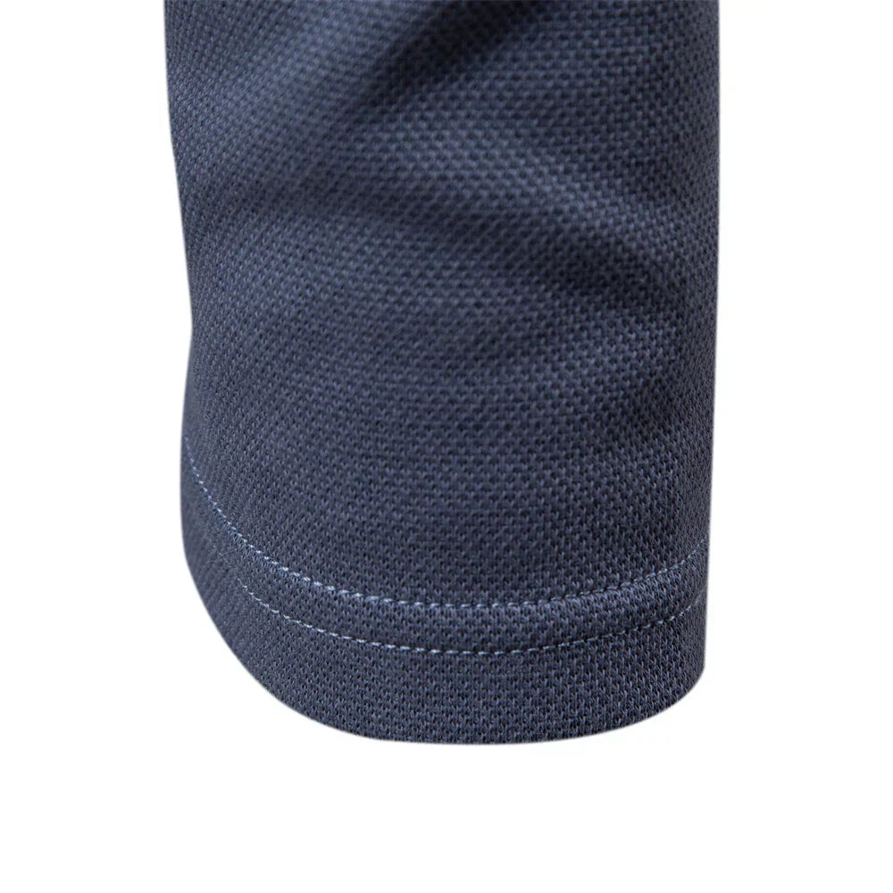 Men's sweater made from soft knit fabric, featuring a modern classic design in an elegant neutral color, ideal for versatile styling in any wardrobe. 3