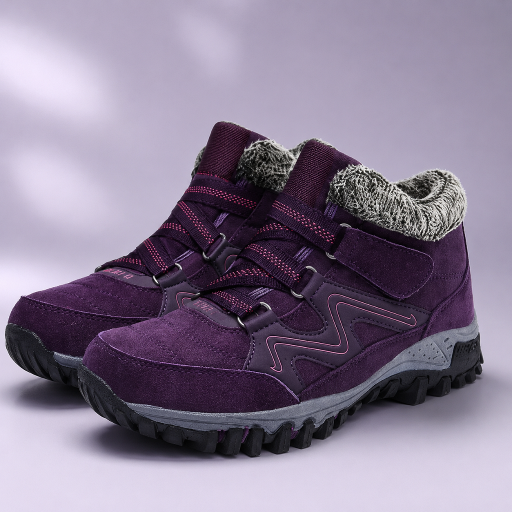 Men's waterproof winter snow boots featuring insulated comfort and a secure strap design, perfect for outdoor activities and casual wear. 2
